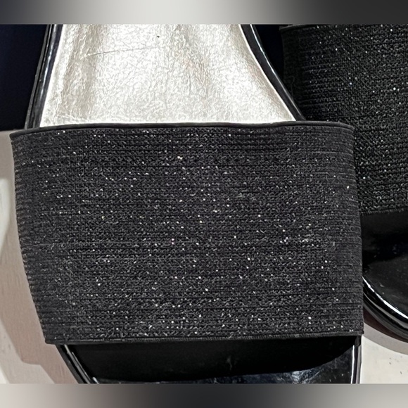 Anne Klein Black Sparkle Flats - Picture 5 of 9